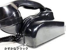 画像19: - 実働品 - Early-1930's “Very!! Art Deco” Streamlined Bakelite Telephone (19)