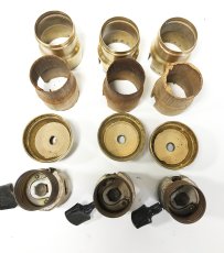 画像5: Lot 6 Antique【PAISTE】Light Bulb Sockets  (5)