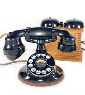 実働品 -1920's 【Western Electric】Telephone with Ringer Box