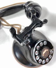 画像9: - 実働品 - （ひかり電話可） 1920's ★Western Electric★ Telephone  with Wood Ringer Box (9)