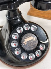 画像10: - 実働品 - （ひかり電話可） 1920's ★Western Electric★ Telephone  with Wood Ringer Box (10)