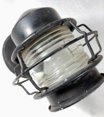 画像4: 1930's "Shabby" Caged Porch Lamp (4)