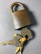 画像2: Brass Padlock (2)