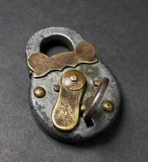 画像1: German Old Padlock (1)