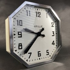 画像1: 1930-40's French Art Déco ☆BRILLIE☆ Wall Clock  【特大です】 (1)