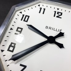 画像5: 1930-40's French Art Déco ☆BRILLIE☆ Wall Clock  【特大です】 (5)