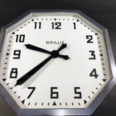 画像4: 1930-40's French Art Déco ☆BRILLIE☆ Wall Clock  【特大です】 (4)