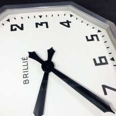 画像6: 1930-40's French Art Déco ☆BRILLIE☆ Wall Clock  【特大です】 (6)