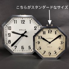 画像2: 1930-40's French Art Déco ☆BRILLIE☆ Wall Clock  【特大です】 (2)