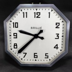画像10: 1930-40's French Art Déco ☆BRILLIE☆ Wall Clock  【特大です】 (10)