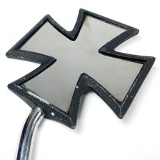 画像3: 1960-70's Chopper Iron Cross Mirror (3)