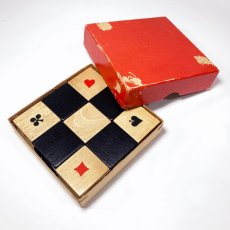 画像6: 1950's ★BLACK★ Wooden Coasters 【Made in West Germany】 (6)