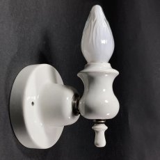 画像1: 1920's ★Art Deco★ Porcelain Candle Lamp  (1)