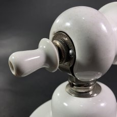 画像7: 1920's "Art Deco" Porcelain Candle Lamp 【２台セット】 (7)