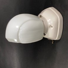 画像3: 1930-40's Art Deco Porcelain Bathroom Lamp (3)