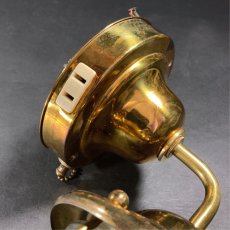 画像5: 1930-40's "Caged" Brass Porch Lamp  (5)