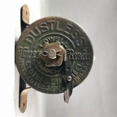 画像3: 1910-20's "DUSTLESS" Wood Handle Clothes-Line Reel (3)