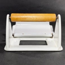 画像9: 1920-30's German-Deco "Cast-Iron" Toilet Paper Holder (9)