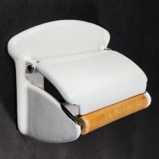 画像5: 1920-30's German-Deco "Cast-Iron" Toilet Paper Holder (5)