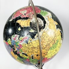 画像9: 1950's "Black Ocean" World Globe (9)