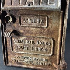 画像4:  PAT.1899  Cast Iron ★U.S.MAIL BOX★ (4)