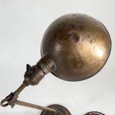 画像8: 1920-30's "FARIES" Brass Desk Lamp (8)