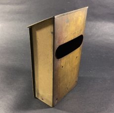 画像8: 1920-30's "CORBIN LOCK CO." Brass Wall Mount Mail Box (8)