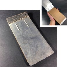 画像1: ★ミニサイズ★　 1940-50's “Sta-Open Holder” Aluminum Clipboard (1)