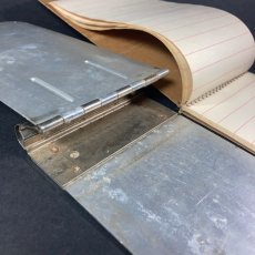 画像7: ★ミニサイズ★　 1940-50's “Sta-Open Holder” Aluminum Clipboard (7)