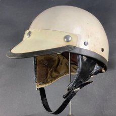 画像2:  ★ HARLEY-DAVIDSON ★  1950-60's Vintage Helmet  “ROAD RIDER” by McHAL (2)