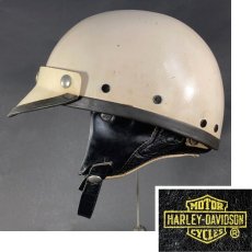 画像1:  ★ HARLEY-DAVIDSON ★  1950-60's Vintage Helmet  “ROAD RIDER” by McHAL (1)