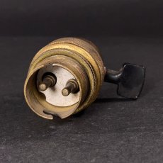 画像4: 1930-40's【B22】Brass Lamp Socket (4)