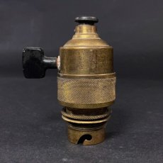 画像1: 1930-40's【B22】Brass Lamp Socket (1)