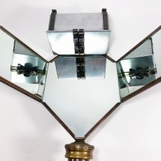 画像4: 1910-20's Brass 3-way Table Mirror (4)