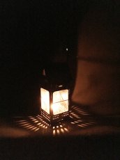 画像2: ★少し旧型★  1900-10's "Galvanized Steel" Folding Candle Lantern (2)