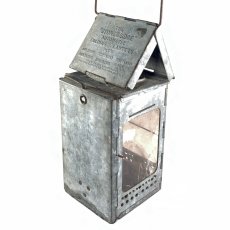 画像6: ★少し旧型★  1900-10's "Galvanized Steel" Folding Candle Lantern (6)