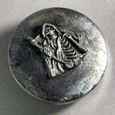 画像1: 🌙 Grim Reaper 🌙 　 Vintage Wassel Gas Tank Cap (1)