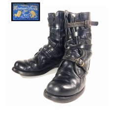 画像1: 1940-50's ★HERMAN★ Leather Tanker Boots (1)