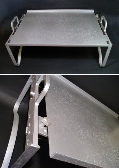 画像1: 1953 "Riveted Aluminum" Folding＆Tilt Top Table