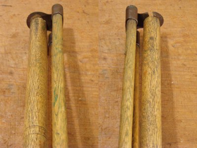 画像2: 1920's "Wood＆Metal" Country Roller Towel Bar