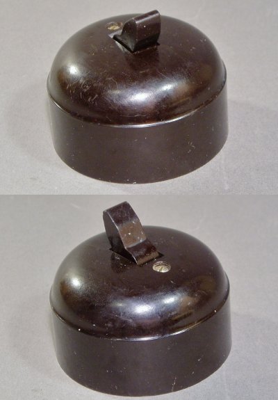 画像1: 1940-50's "FRANCE" Bakelite Switch 