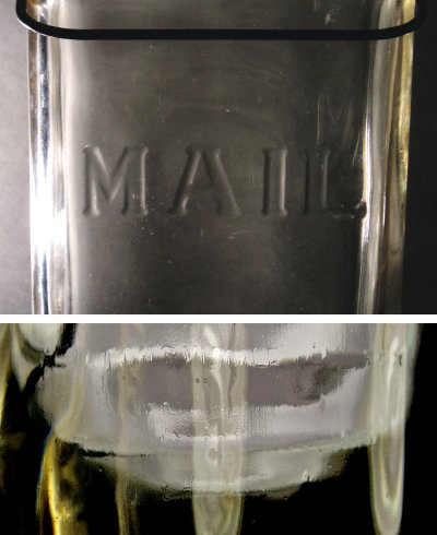 画像1: 1930-40's Wall Mount "VISIBLE" Glass MAIL BOX