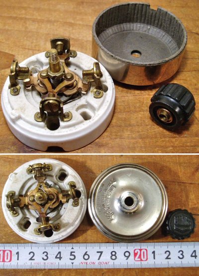 画像2: 1910-20's "Porcelain Base" Turn Switch