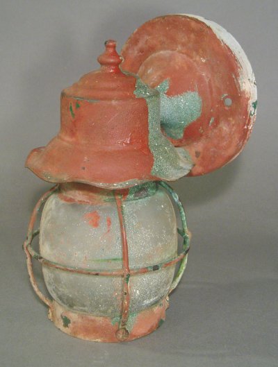 画像1: 1920-30's "Shabby Chic" Porch Lamp 