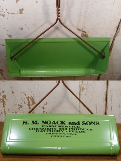 画像3: 1940's "GREEN" Advertising Dust pan＆Broom/Mop Holder【Dead-Stock?】