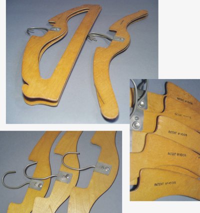 画像3: 1930's "British Made" 5-Wood Hangers