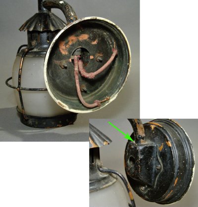 画像3: 1920 - Early1930's "Caged" Copper Porch Lamp 