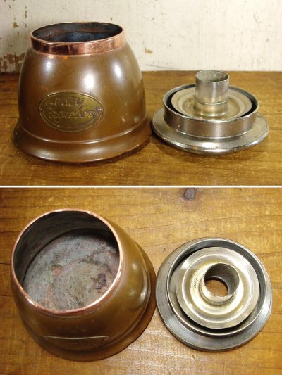 画像3: 1930's "PNEU ENGLEBERT" Advertising Brass Ashtray