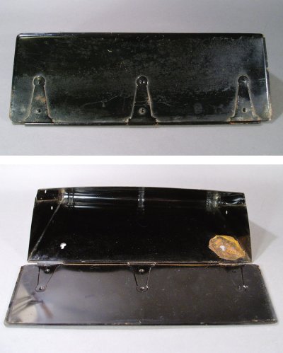 画像2: 1930-40's "ADVERTISING" Black Tin Mail Box