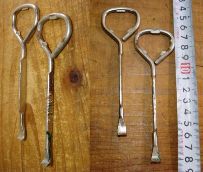 画像3: 1930-1940's Advertising Steel " S " Hook SET